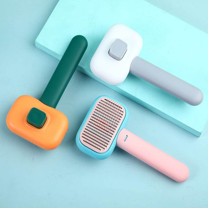 Pet Hair Brush & Massage Comb – Detangling & Grooming Tool
