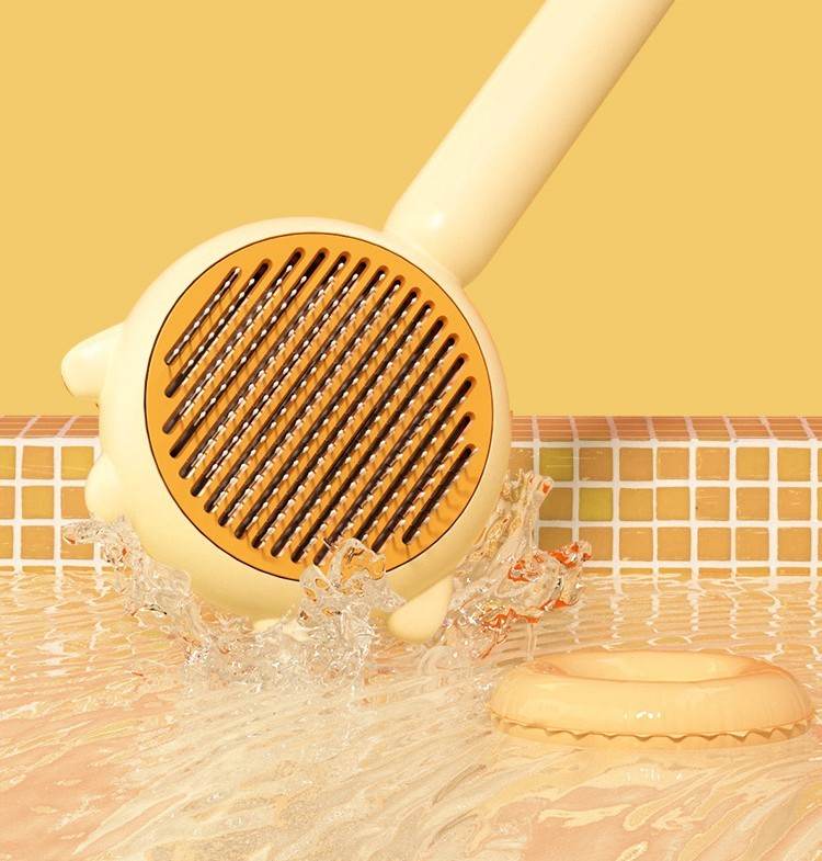 Pet Grooming & Massage Comb – Hair Removal Brush for Cats & Dogs