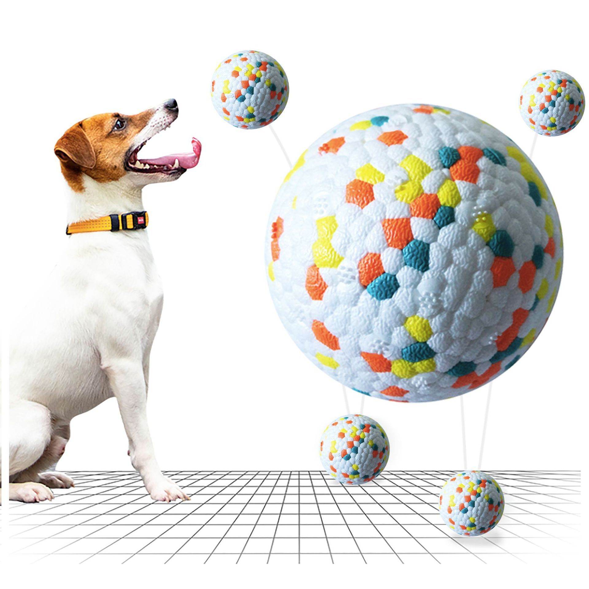 Durable Dog Chew Toy Ball – Interactive Molar Cleaning Ball, Bite-Resistant & Safe Pet Play Toy