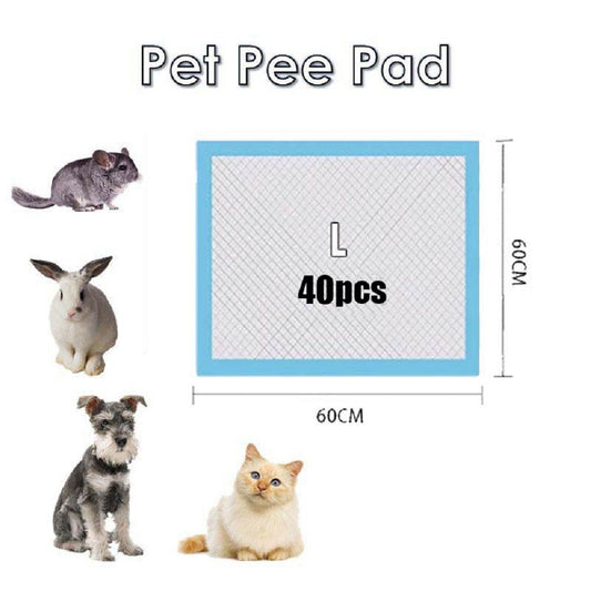 Super Absorbent & Leak-Proof Dog Training Pads – 40 Pack, Large (23.6” x 23.6”) Default Title