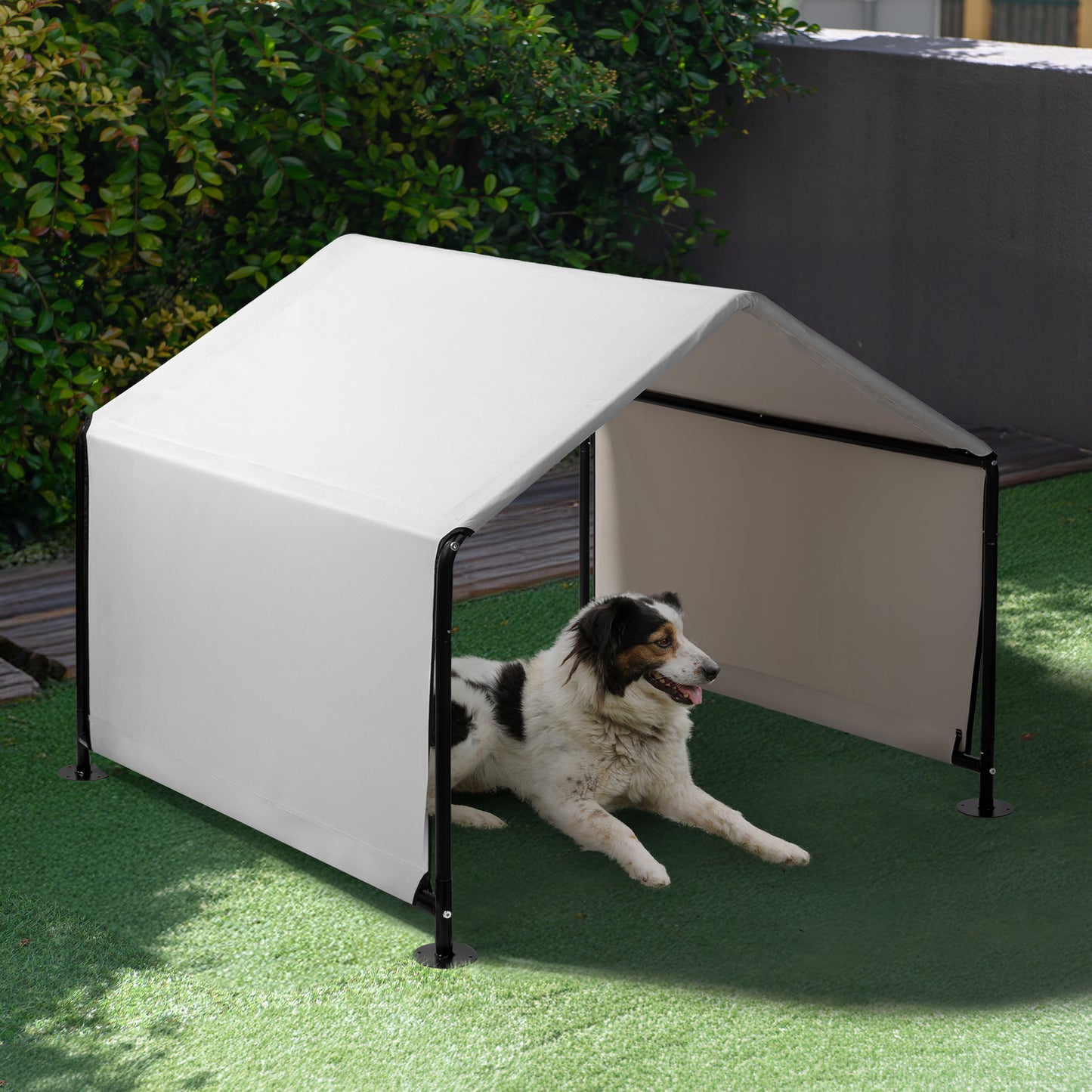 Large Outdoor Dog Tent – Waterproof & UV-Resistant Pet Shade Shelter (Grey)