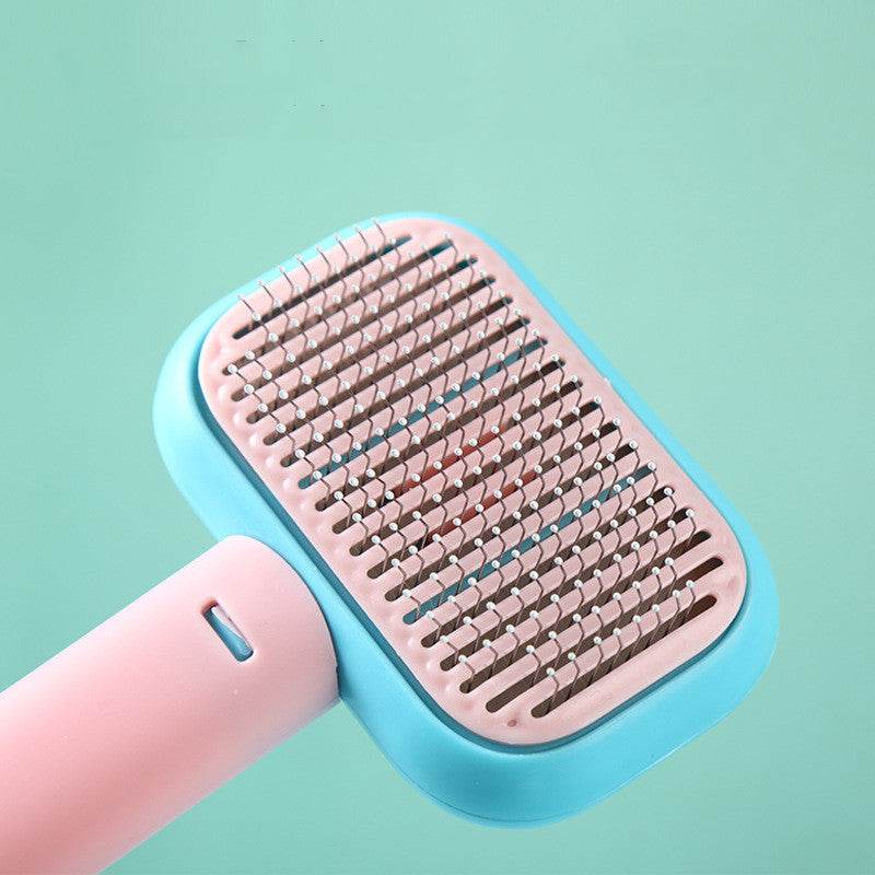 Pet Hair Brush & Massage Comb – Detangling & Grooming Tool