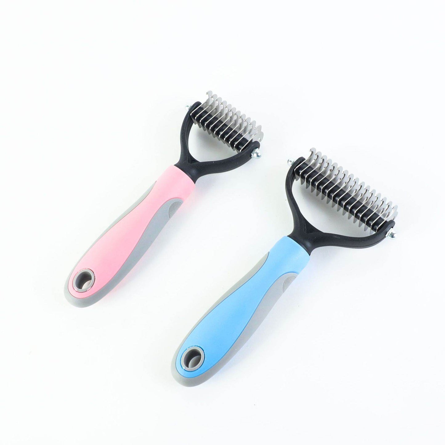 Double-Sided Pet Grooming Brush – Hair Removal & Dematting Comb for Cats & Dogs