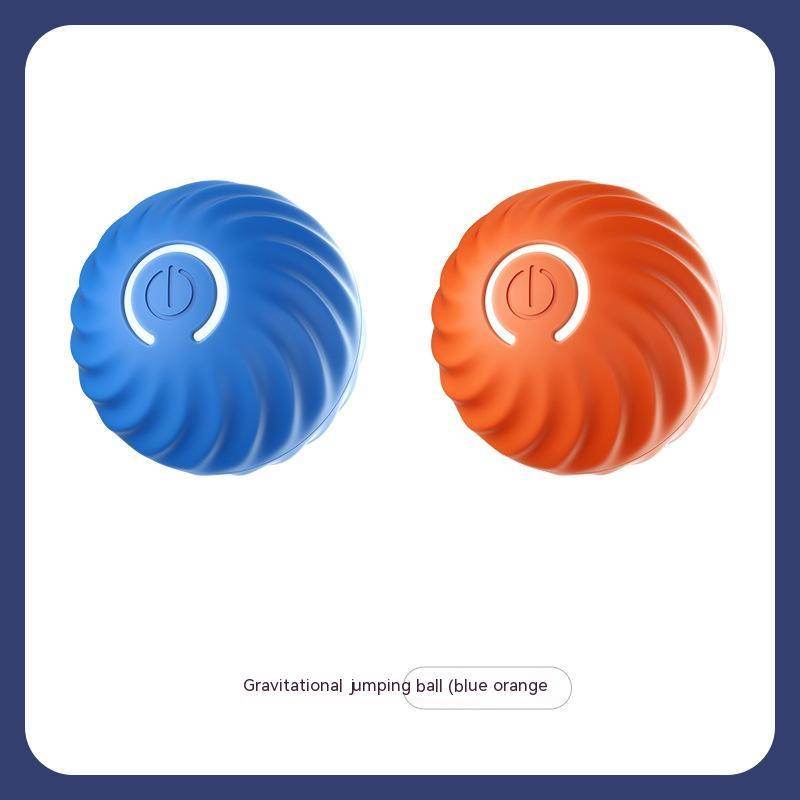 Shaky Ball Toy for Dogs – Upgraded Interactive Vibrating Bounce Ball, USB Rechargeable Automatic Moving Pet Toy Jumping Ball Two Pack