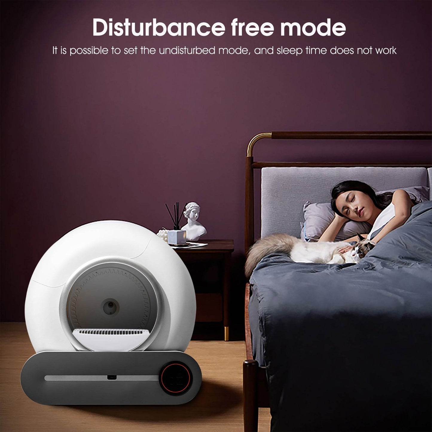 Smart Self-Cleaning Cat Litter Box – App-Controlled, Auto Scooping & Odor Removal (2.4GHz Wi-Fi)