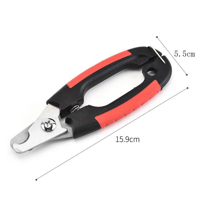 Stainless Steel Pet Nail Clipper – Durable & Sharp Grooming Scissors Large Single Cut Pp Bag