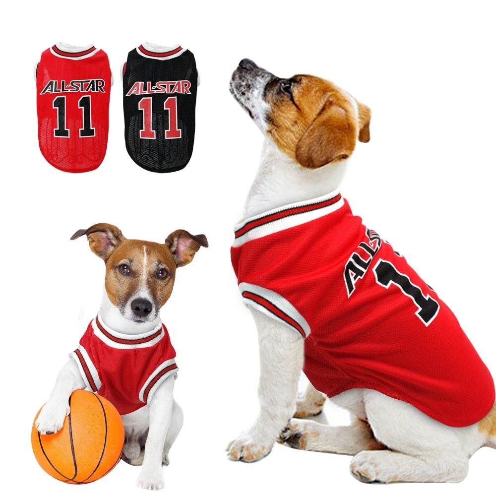 All-Star Basketball Jersey for Dogs – Breathable Sportswear for Pets