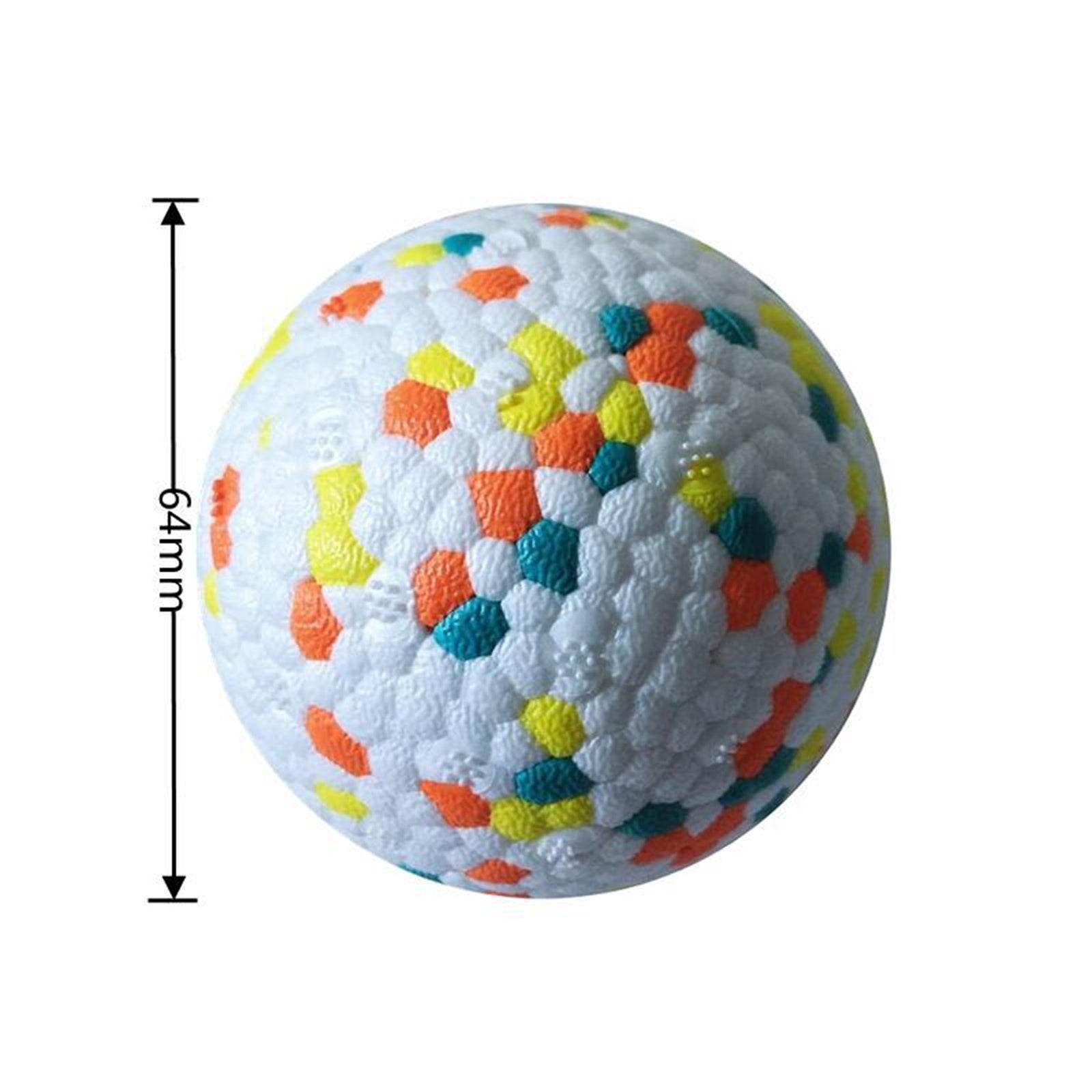 Durable Dog Chew Toy Ball – Interactive Molar Cleaning Ball, Bite-Resistant & Safe Pet Play Toy Orange