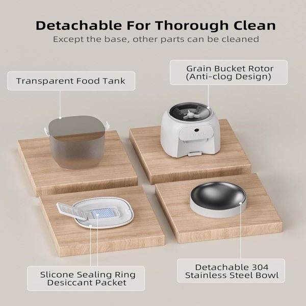 Smart Pet Feeder with HD Camera – Feed & Watch Your Cat from Anywhere