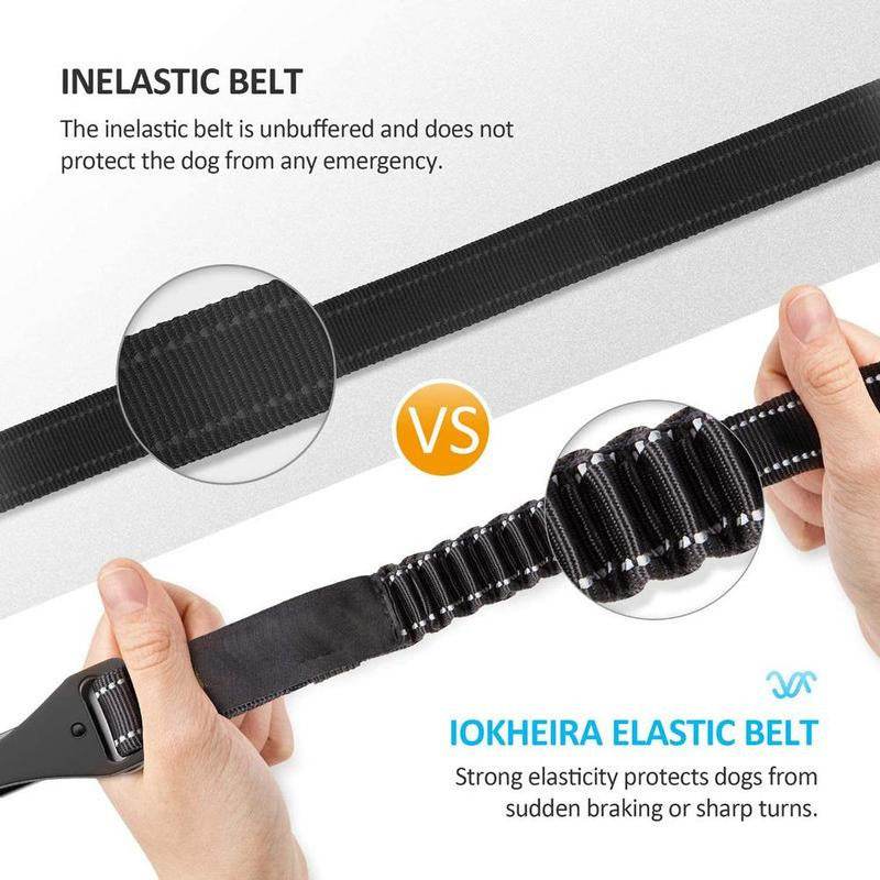 Reflective Elastic Pet Car Seat Belt – Multifunctional and Adjustable