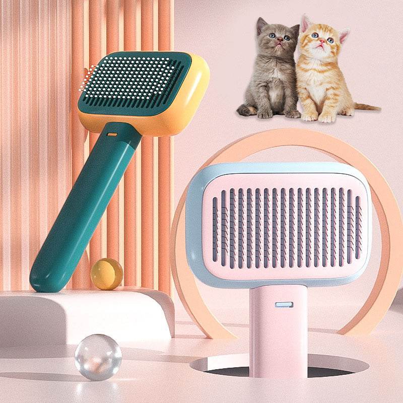 Pet Hair Brush & Massage Comb – Detangling & Grooming Tool