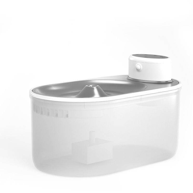 Smart Wireless Pet Water Fountain – Stainless Steel, Rechargeable, Ultra-Quiet for Cats & Dogs