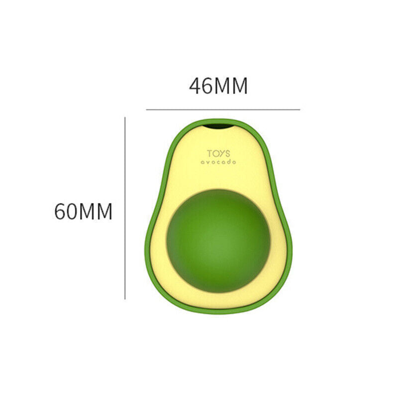 Cute Avocado Catnip Toy – Interactive Cat Toy for Teeth Cleaning & Stress Relief
