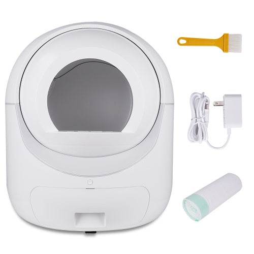 Smart Automatic Cat Litter Box – Dual Deodorization, App Control (2.4G & 5G WiFi), Self-Cleaning for Multiple Cats