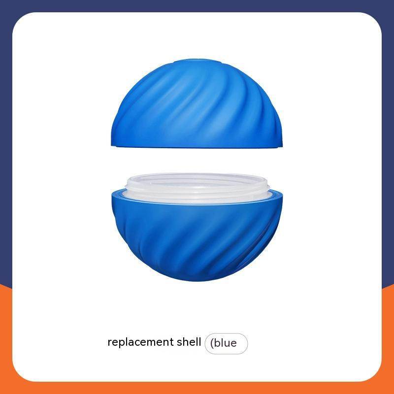 Shaky Ball Toy for Dogs – Upgraded Interactive Vibrating Bounce Ball, USB Rechargeable Automatic Moving Pet Toy Blue replacement shell 56mm.