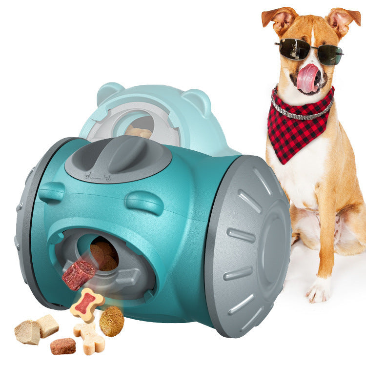 Dog & Cat Tumbler Toy – Interactive IQ Puzzle Feeder for Small & Medium Pets (Slow Feeder & Training Game)