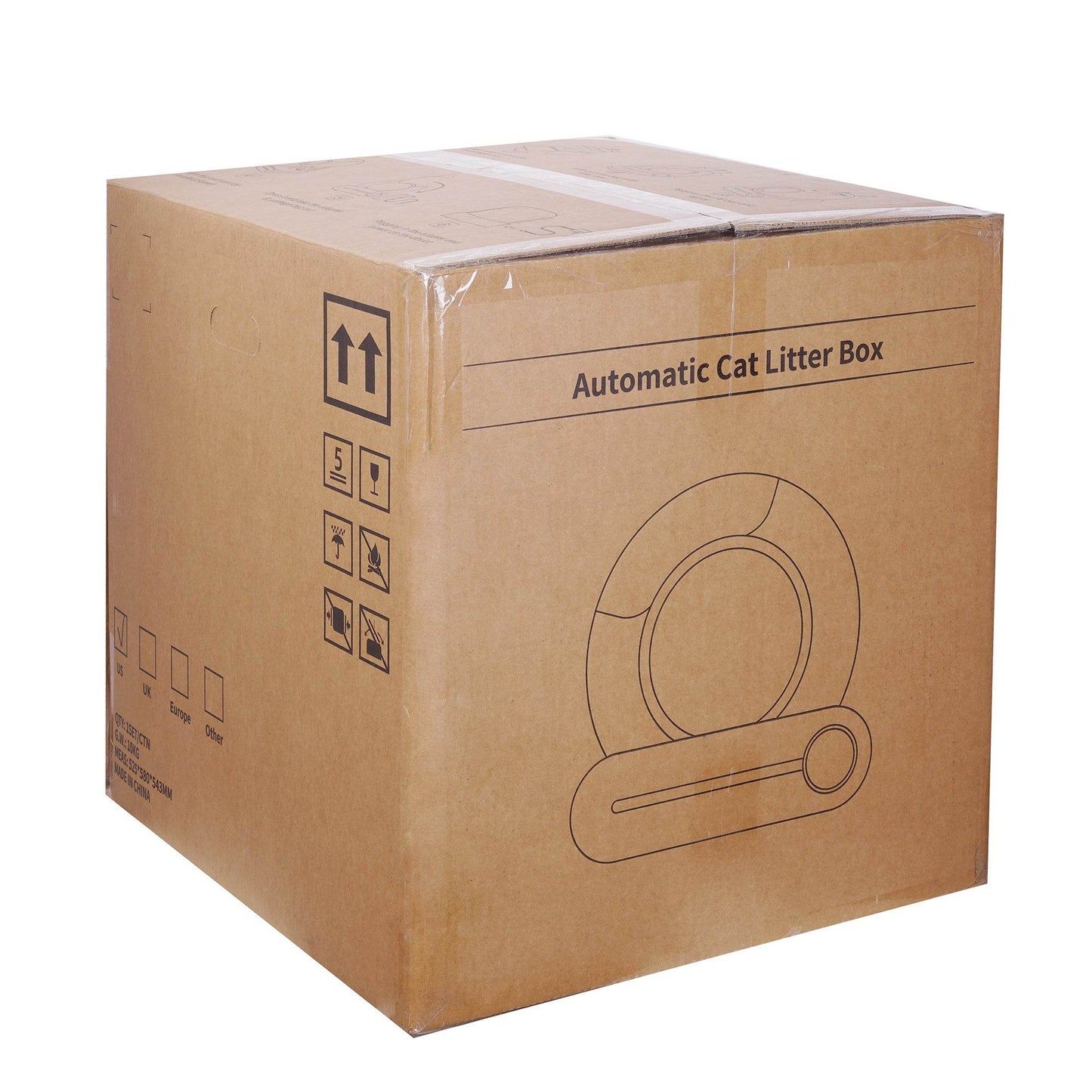 Smart Self-Cleaning Cat Litter Box – App-Controlled, Auto Scooping & Odor Removal (2.4GHz Wi-Fi)