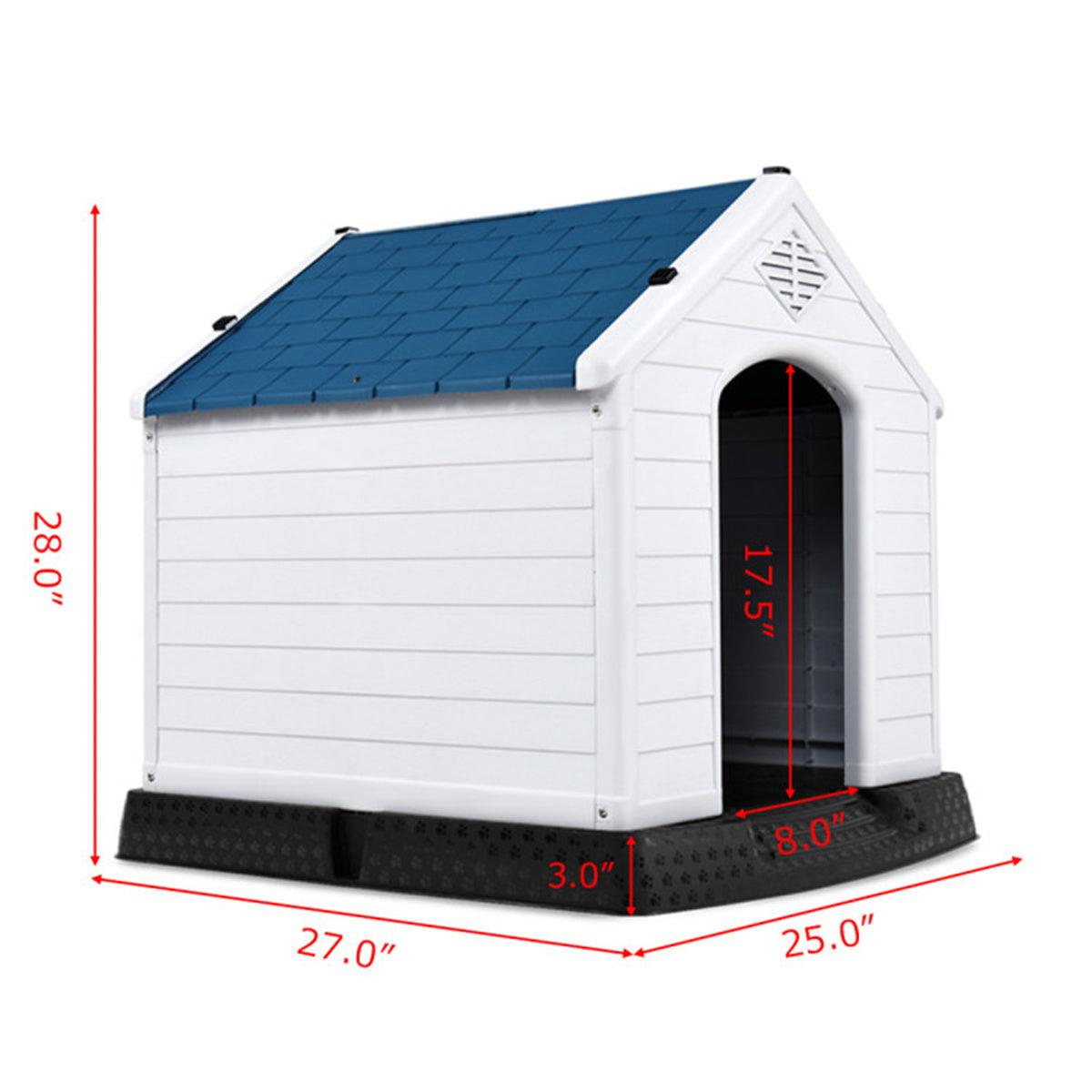 27" Plastic Dog House.  27"x25"x28" (LxWxH)