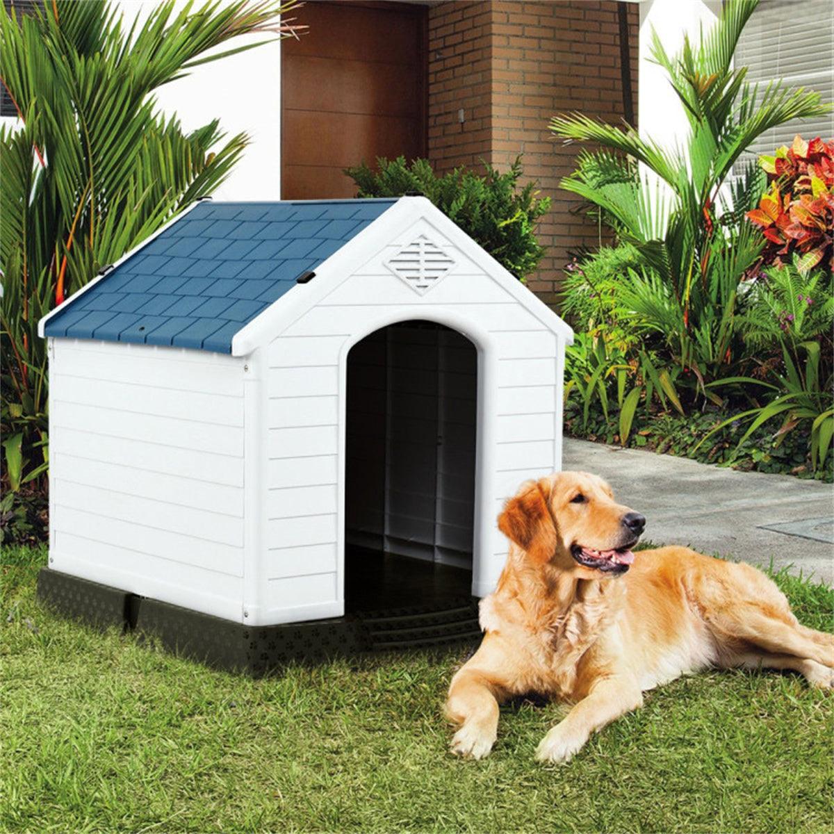 27" Plastic Dog House.  27"x25"x28" (LxWxH)