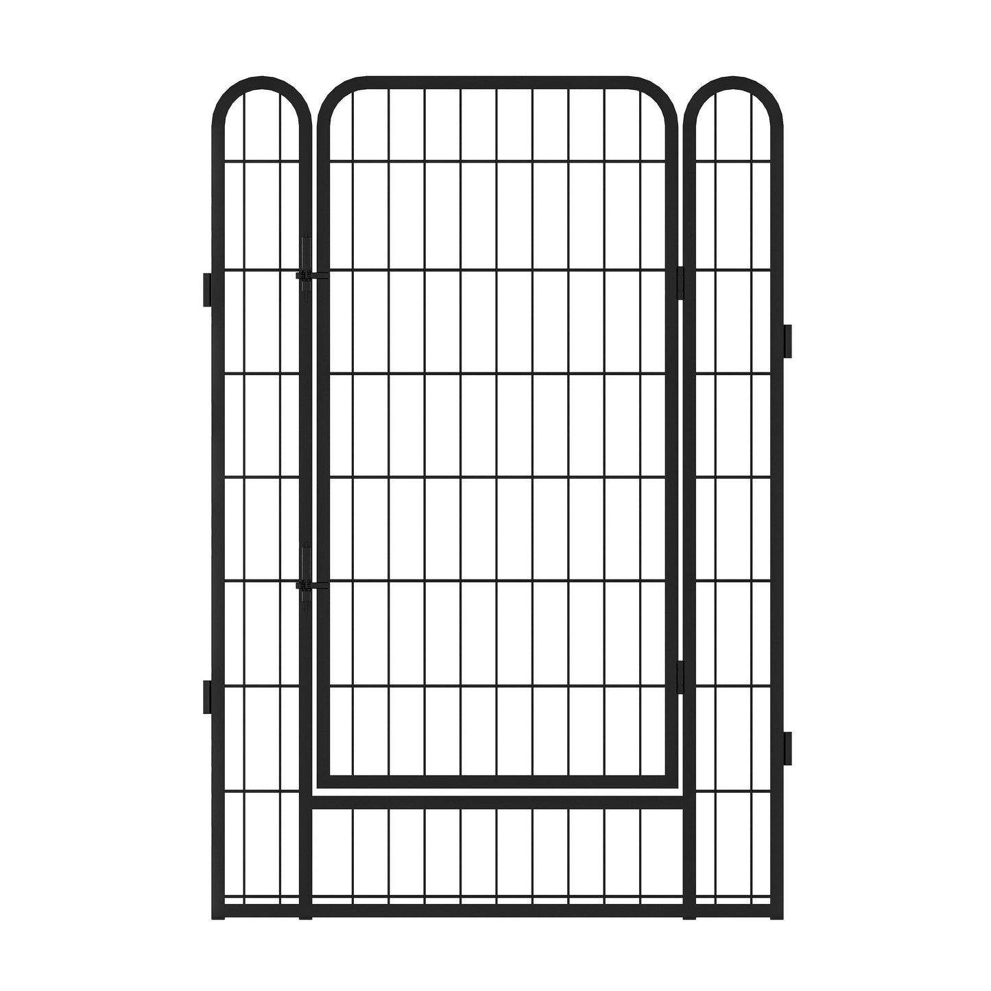 16 Panels Heavy Duty Metal Playpen with 2 doors, 39.37"H Dog Fence Pet Exercise Pen for Outdoor