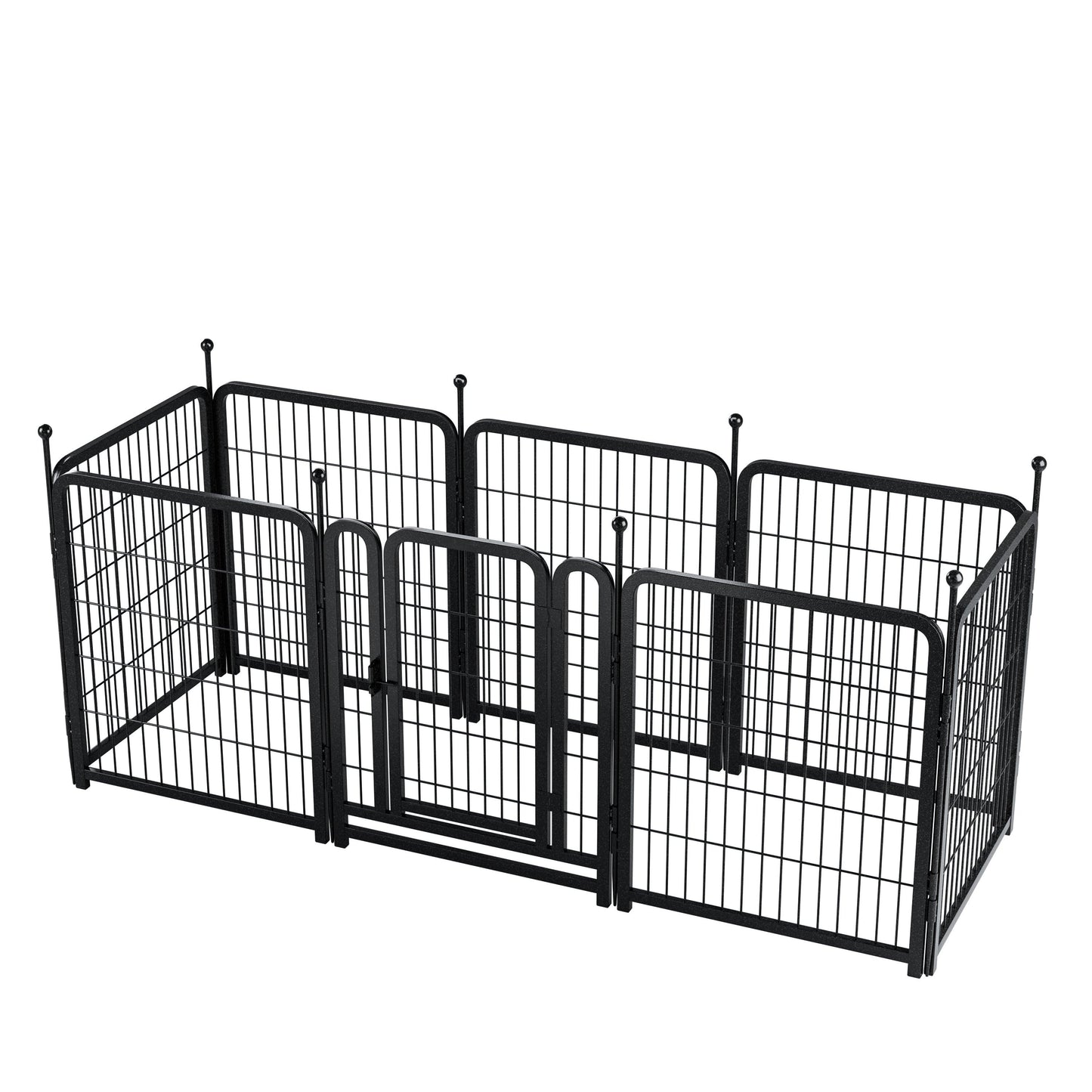 Dog Playpen 8 Panels 32" Height Heavy Duty Dog Fence Puppy Pen for Large Medium Small Dogs Indoor Outdoor Foldable Pet Exercise Pen