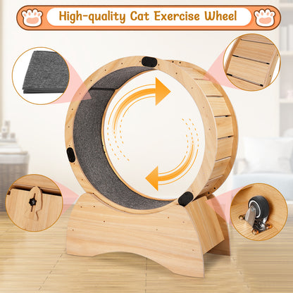 Silent Cat Running Wheel – Durable, Safe, and Multi-Functional Exercise Wheel for Cats