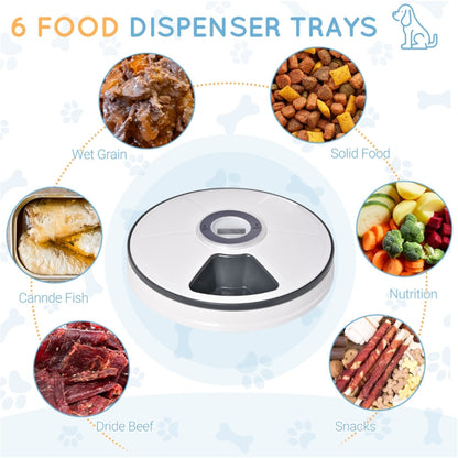 Automatic Pet Feeder with Programmable Meal Scheduling and Easy Cleanup