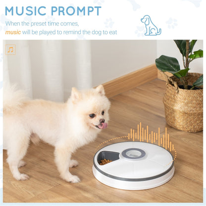 Automatic Pet Feeder with Programmable Meal Scheduling and Easy Cleanup