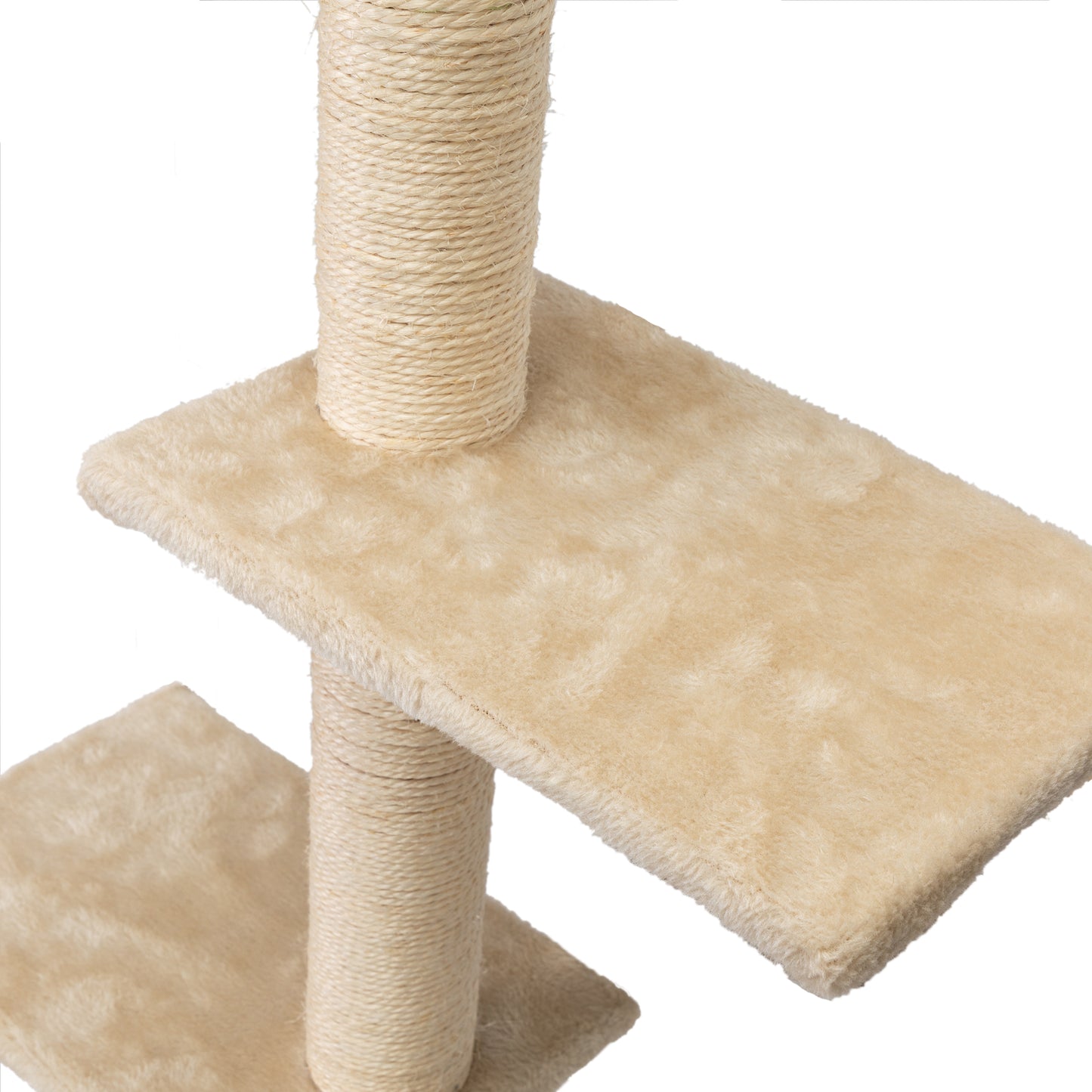 5 Pcs Wall Mounted Cat Climber Set, Floating Cat Shelves and Perches, Cat Activity Tree with Scratching Posts