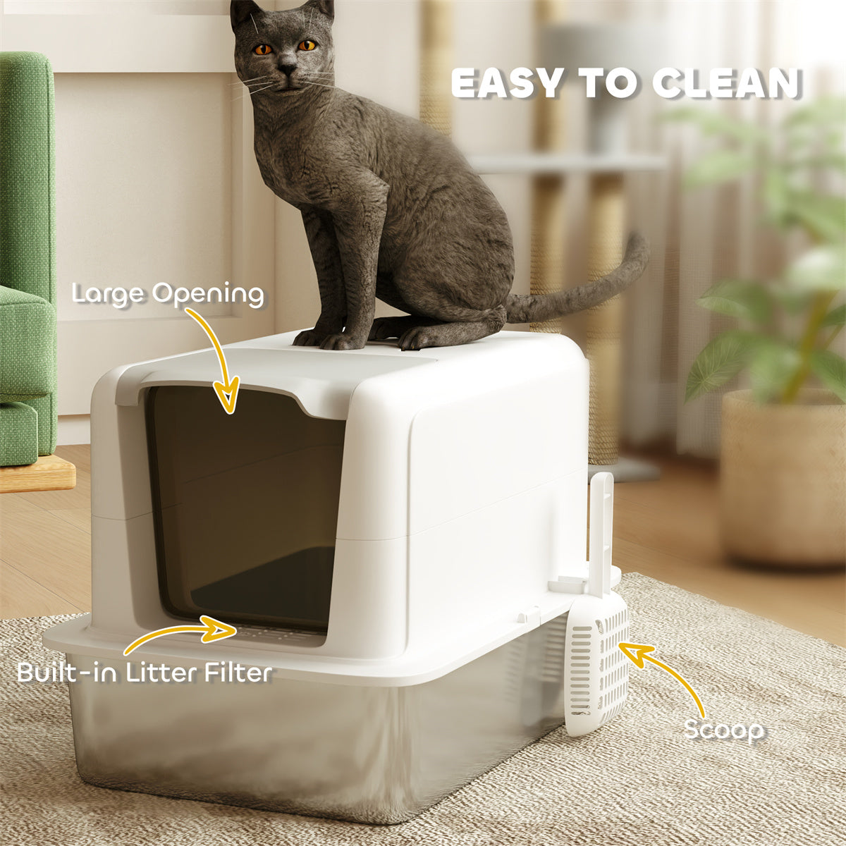 Cat Litter Box, Cat Litter Box Enclosure