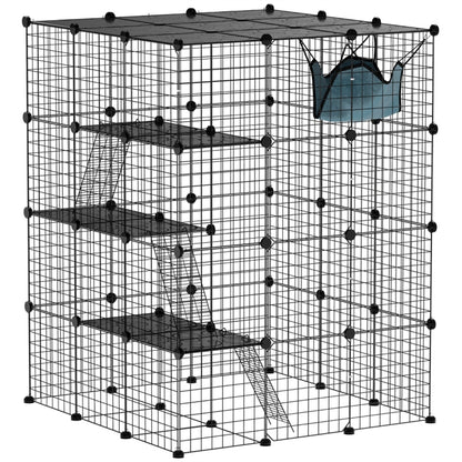 Cat Play Tunnel / Cat Cage / Cat Pen (63 customizable panels)