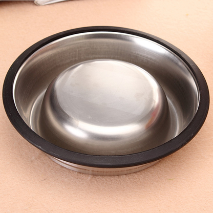 304 Stainless Steel Pet Bowl – Durable Food & Water Dish for Dogs & Cats (Non-Slip, Easy-Clean)