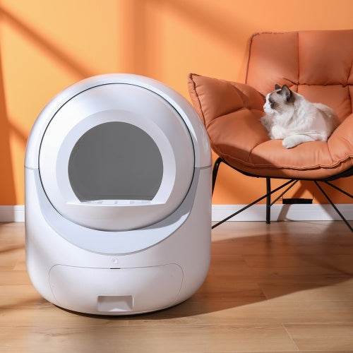 Smart Automatic Cat Litter Box – Dual Deodorization, App Control (2.4G & 5G WiFi), Self-Cleaning for Multiple Cats