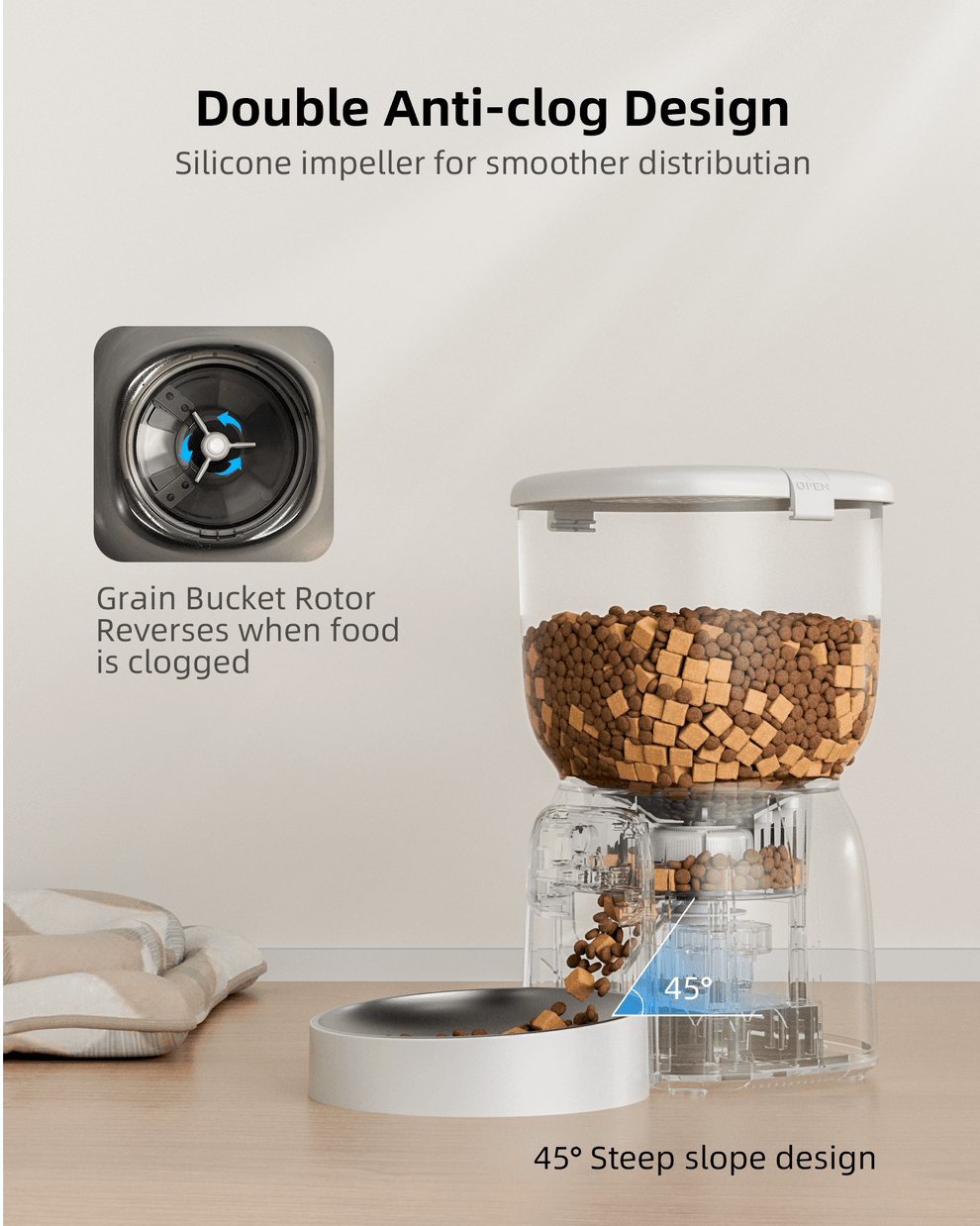 Smart Pet Feeder with HD Camera – Feed & Watch Your Cat from Anywhere