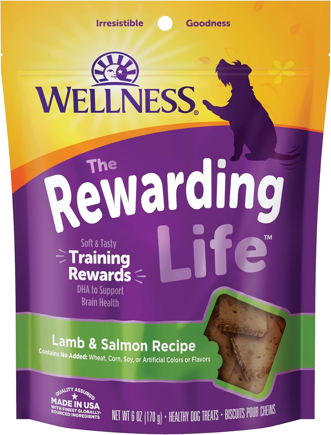 Rewarding Life Grain-Free Soft Dog Treats, Made in USA with Healthy Ingredients, Ideal for Training (Turkey & Duck Recipe, 6-Ounce Bag)