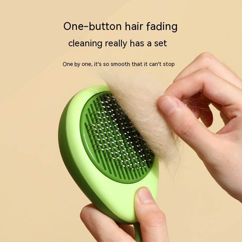 2-in-1 Cat and Dog Grooming Brush – Hair Remover & Massager