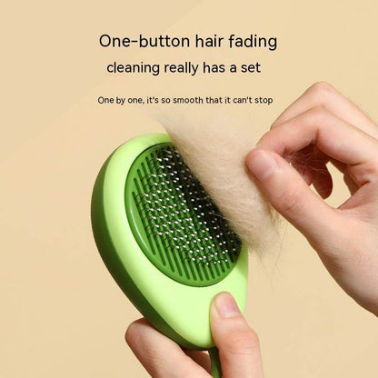 2-in-1 Cat and Dog Grooming Brush – Hair Remover & Massager