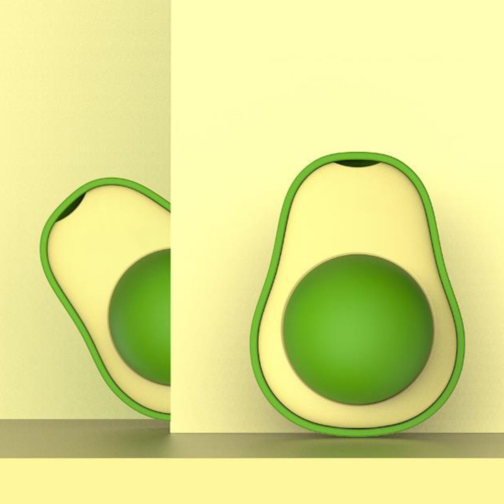 Cute Avocado Catnip Toy – Interactive Cat Toy for Teeth Cleaning & Stress Relief