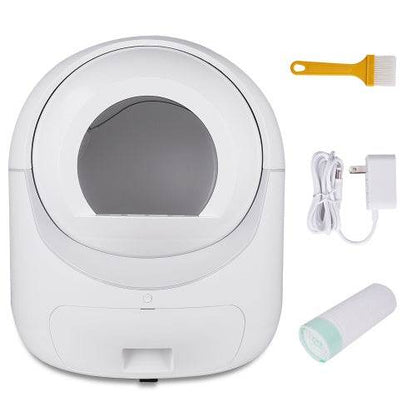 Smart Automatic Cat Litter Box – Dual Deodorization, App Control (2.4G & 5G WiFi), Self-Cleaning for Multiple Cats