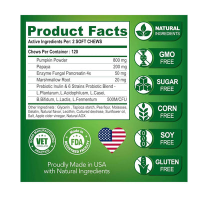 Youmile Dog Health Soft Chews – Probiotics, Glucosamine Hip & Joint, or Omega 3 Skin & Coat Supplements | Vet-Reviewed Premium Formula