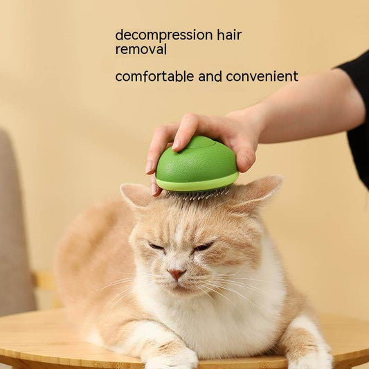 2-in-1 Cat and Dog Grooming Brush – Hair Remover & Massager